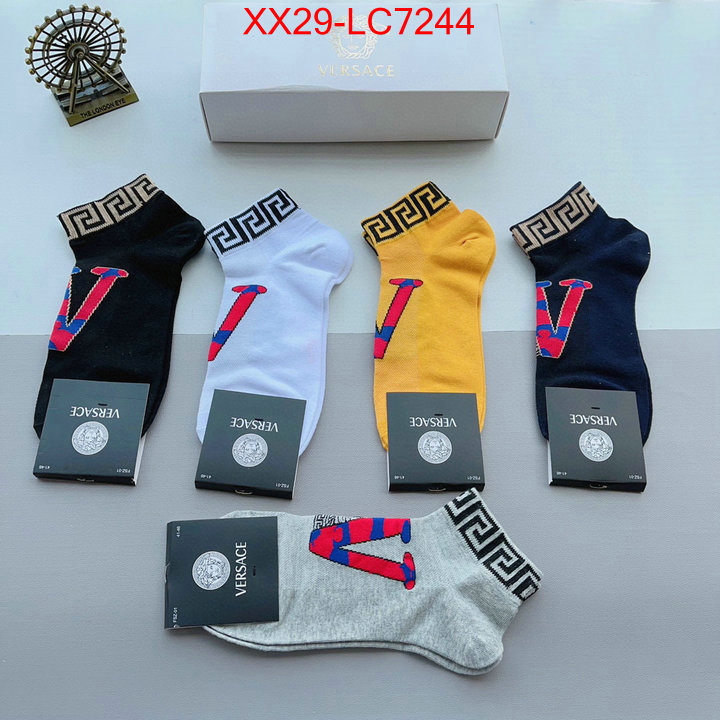 Sock-Versace 2024 replica wholesale cheap sales online ID: LC7244 $: 29USD