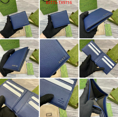 Gucci Bags(TOP)-Wallet- can i buy replica ID: TX9716 $: 75USD,