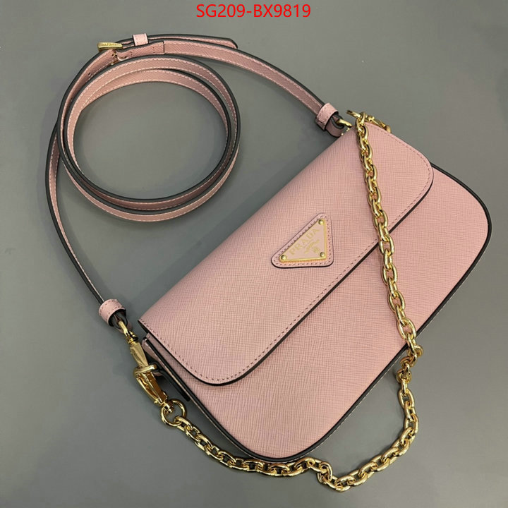 Prada Bags(TOP)-Crossbody- best wholesale replica ID: BX9819 $: 209USD,