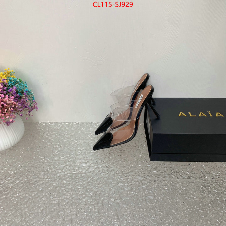 Women Shoes-ALAIA can you buy replica ID: SJ929 $: 115USD