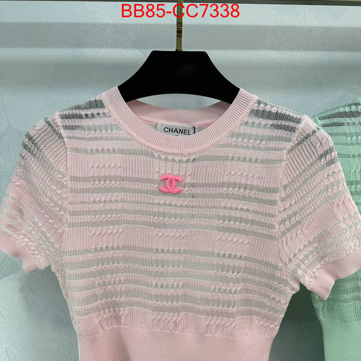 Clothing-Chanel what is top quality replica ID: CC7338 $: 85USD