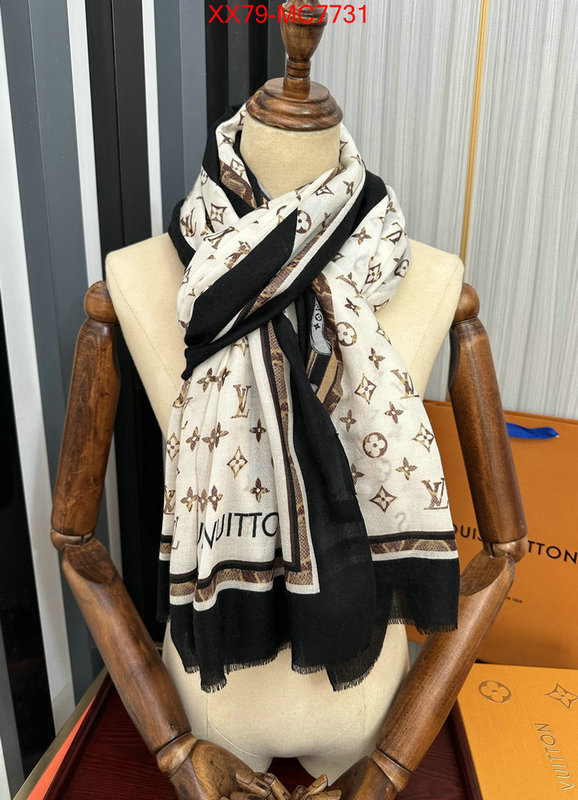 Scarf-LV luxury fashion replica designers ID: MC7731 $: 79USD