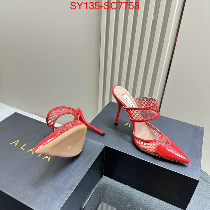 Women Shoes-ALAIA copy aaaaa ID: SC7758 $: 135USD