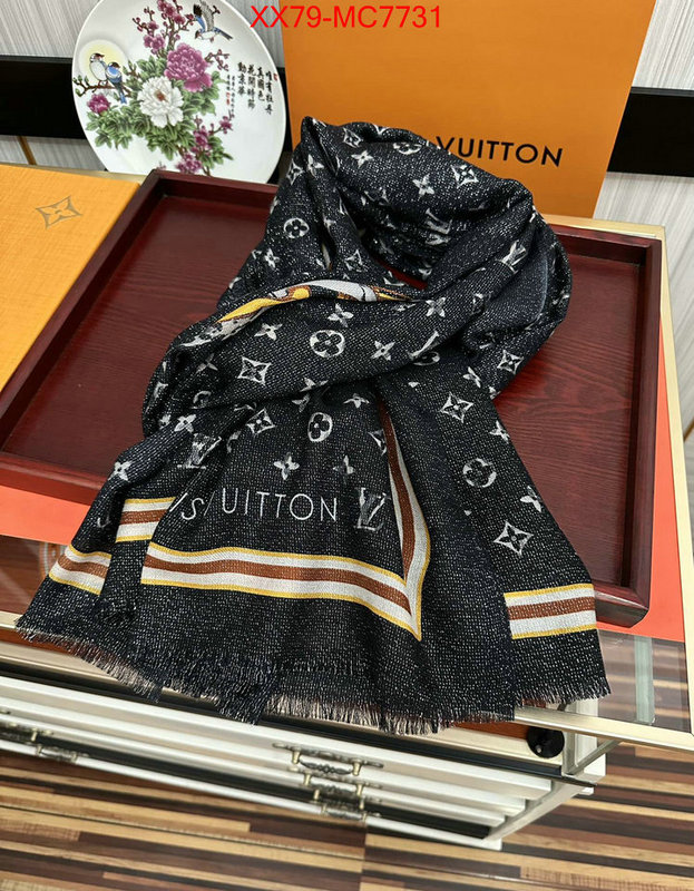 Scarf-LV luxury fashion replica designers ID: MC7731 $: 79USD