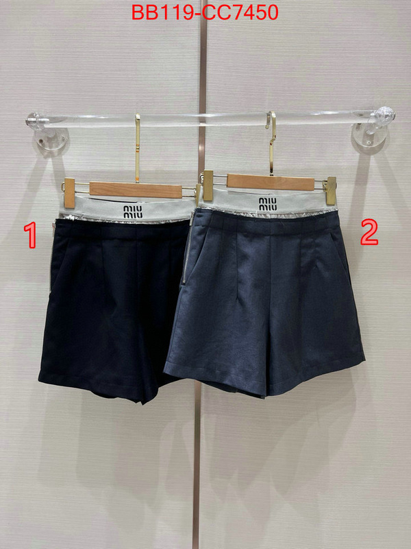 Clothing-MIU MIU is it illegal to buy dupe ID: CC7450 $: 119USD