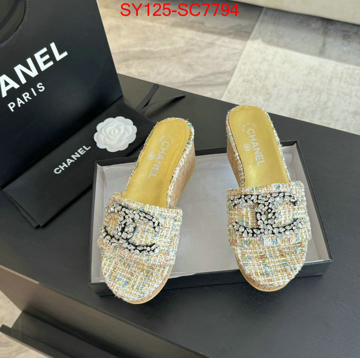 Women Shoes-Chanel brand designer replica ID: SC7794 $: 125USD