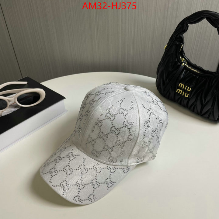 Cap(Hat)-Gucci luxury fake ID: HJ375 $: 32USD