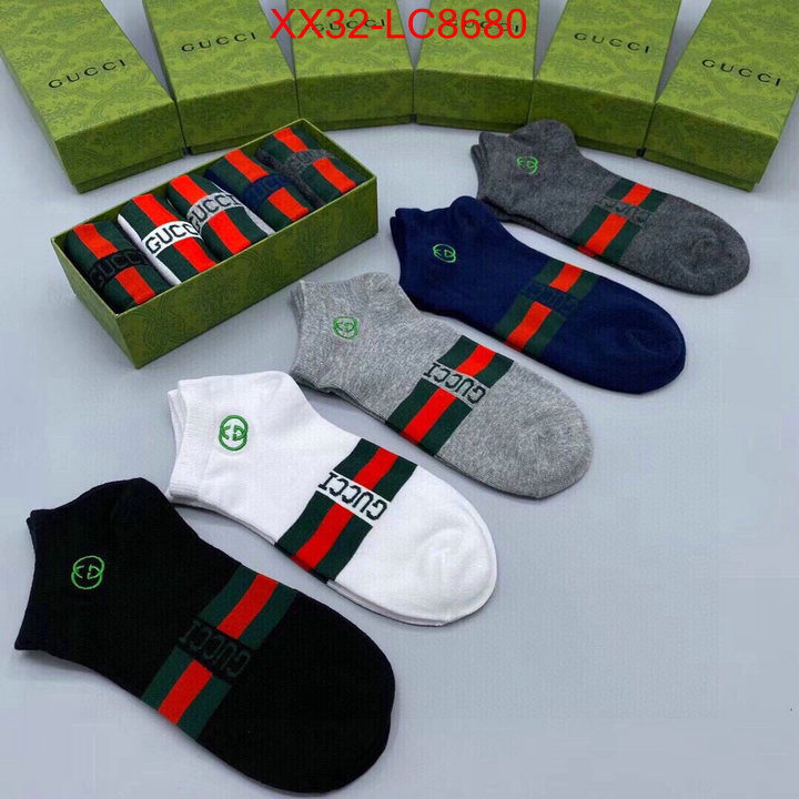 Sock-Gucci perfect replica ID: LC8680 $: 32USD