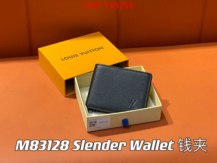 LV Bags(TOP)-Wallet fake ID: TX9758 $: 69USD,