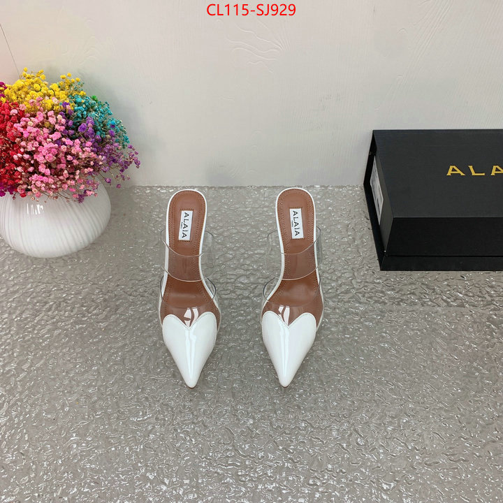 Women Shoes-ALAIA can you buy replica ID: SJ929 $: 115USD