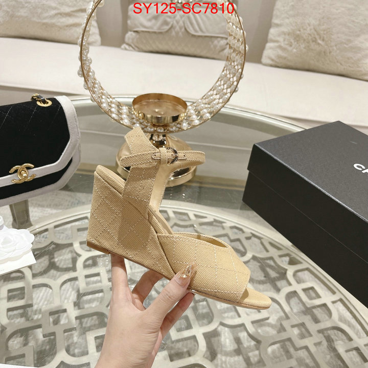 Women Shoes-Chanel sell online ID: SC7810 $: 125USD