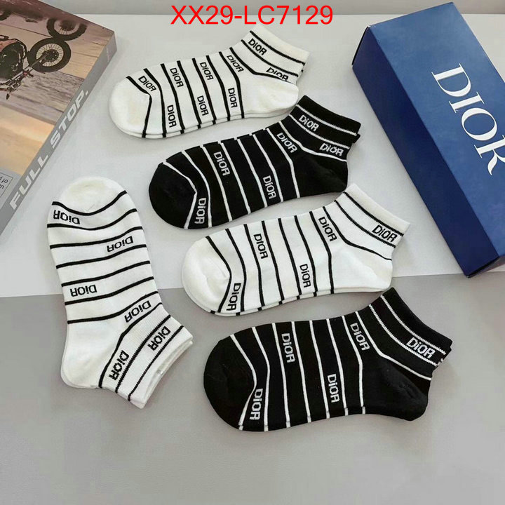 Sock-Dior top quality designer replica ID: LC7129 $: 29USD