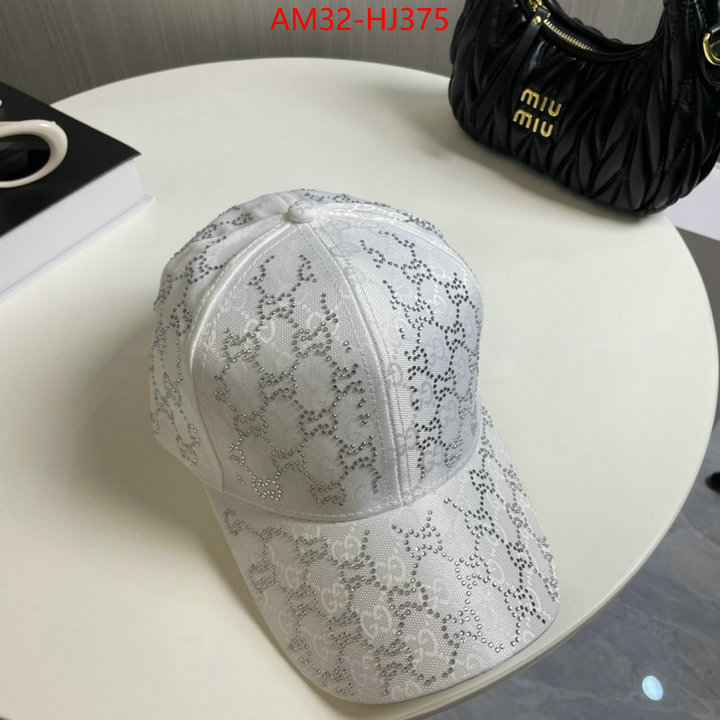 Cap(Hat)-Gucci luxury fake ID: HJ375 $: 32USD