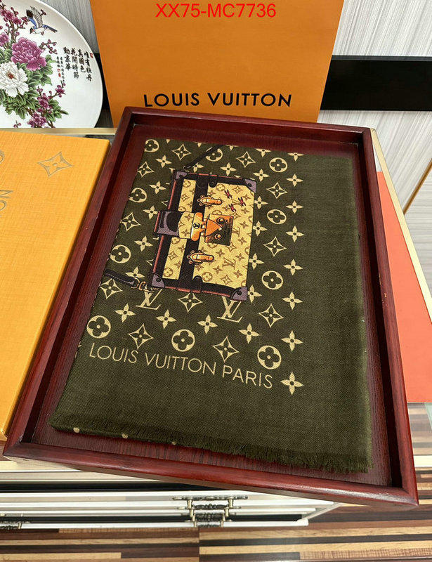 Scarf-LV 2024 aaaaa replica 1st copy ID: MC7736 $: 75USD