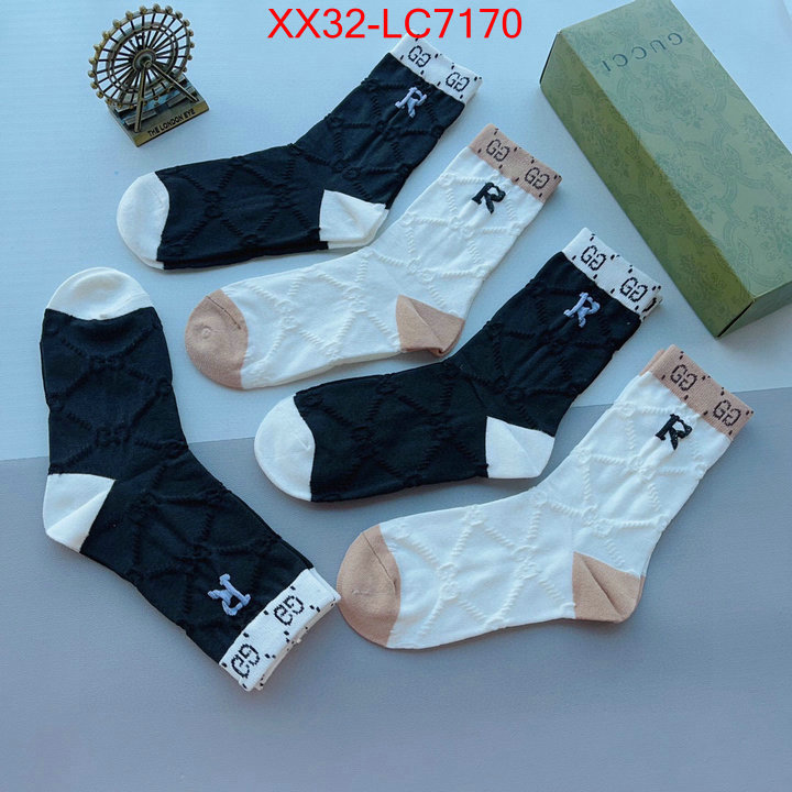 Sock-Gucci cheap wholesale ID: LC7170 $: 32USD