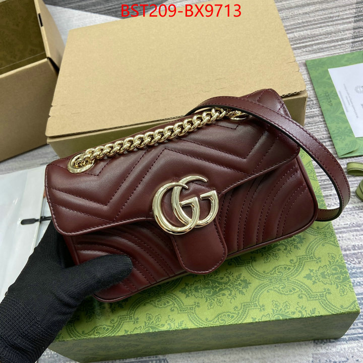 Gucci Bags(TOP)-Marmont replicas ID: BX9713 $: 209USD,