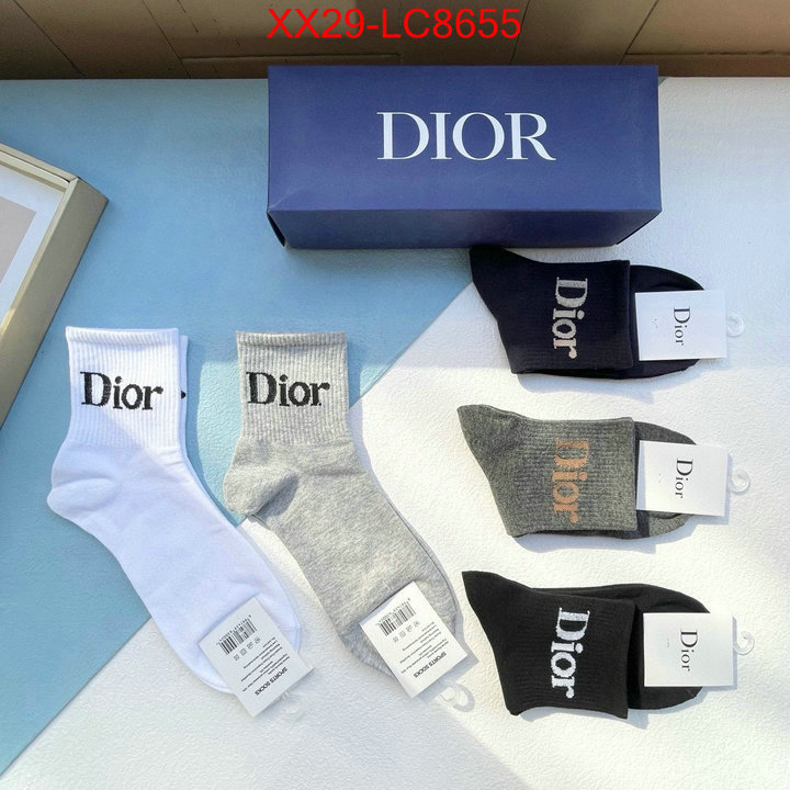 Sock-Dior top fake designer ID: LC8655 $: 29USD