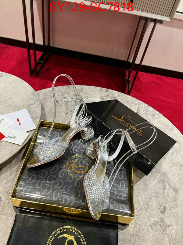 Women Shoes-Christian Louboutin replicas buy special ID: SC7818 $: 129USD