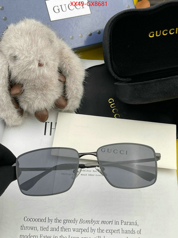 Glasses-Gucci top grade ID: GX8681 $: 49USD