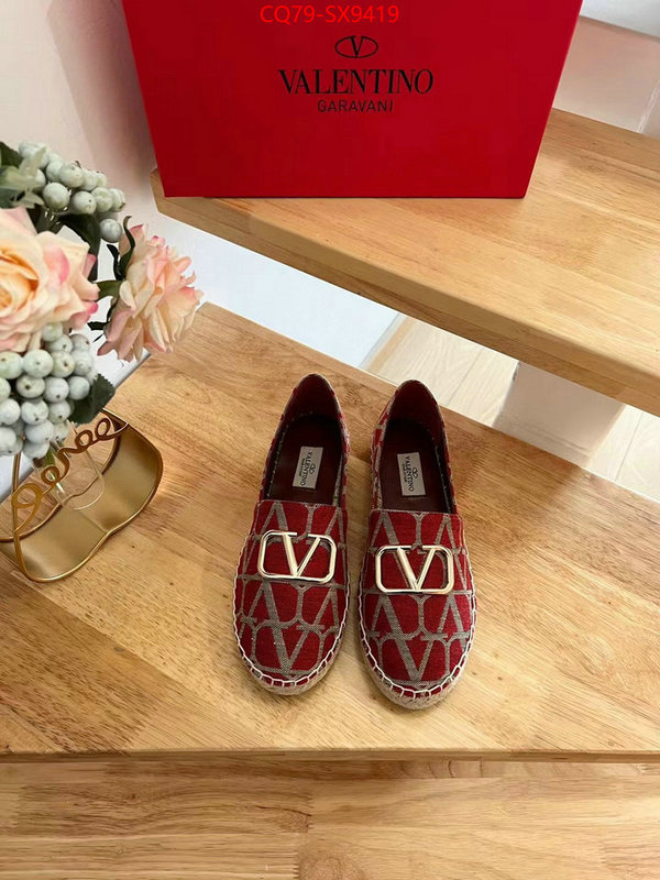 Women Shoes-Valentino aaaaa replica designer ID: SX9419 $: 79USD