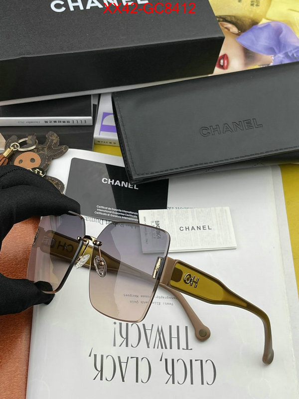 Glasses-Chanel outlet 1:1 replica ID: GC8412 $: 42USD