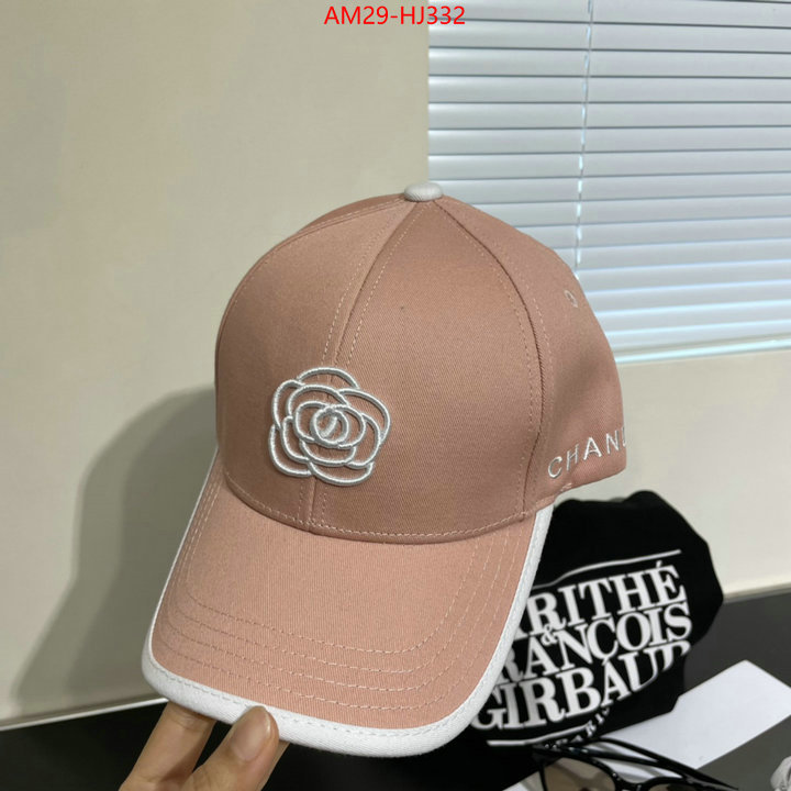 Cap (Hat)-Chanel we provide top cheap aaaaa ID: HJ332 $: 29USD