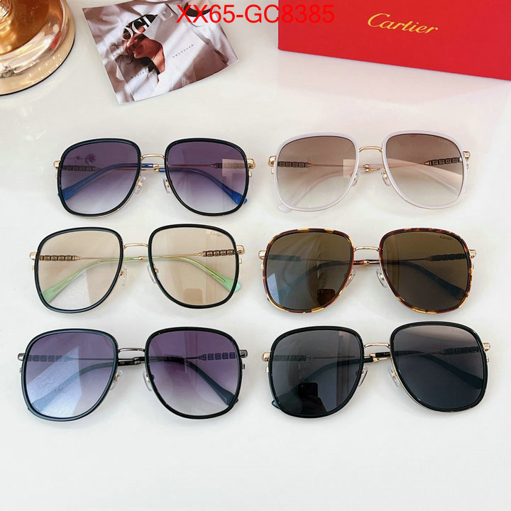 Glasses-Cartier top quality designer replica ID: GC8385 $: 65USD