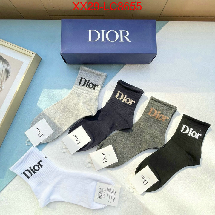 Sock-Dior top fake designer ID: LC8655 $: 29USD