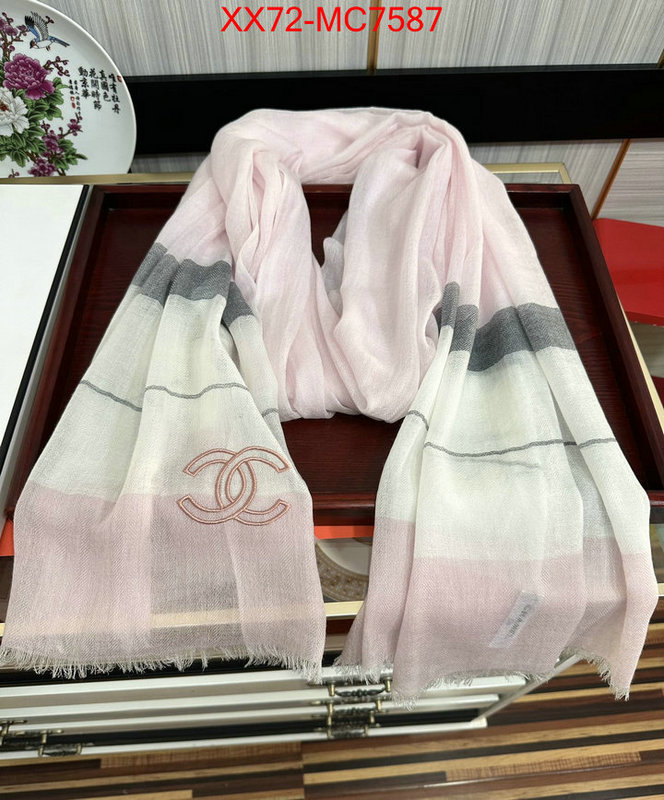 Scarf-Chanel best site for replica ID: MC7587 $: 72USD