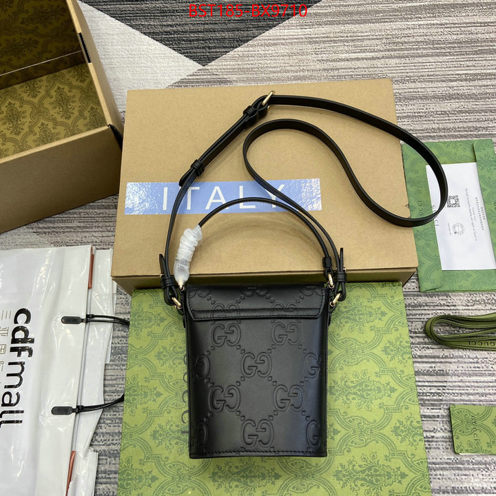 Gucci Bags(TOP)-Crossbody- mirror copy luxury ID: BX9710 $: 185USD,