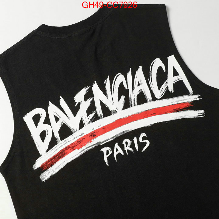 Clothing-Balenciaga fake cheap best online ID: CC7926 $: 49USD