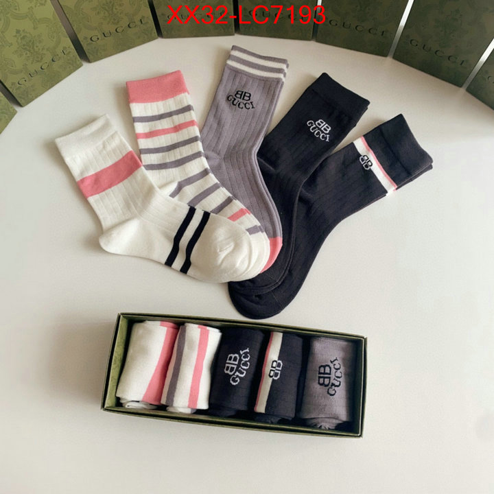 Sock-Gucci 7 star collection ID: LC7193 $: 32USD