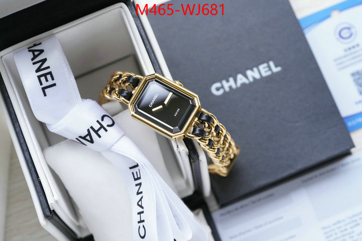 Watch(TOP)-Chanel mirror copy luxury ID: WJ681 $: 465USD