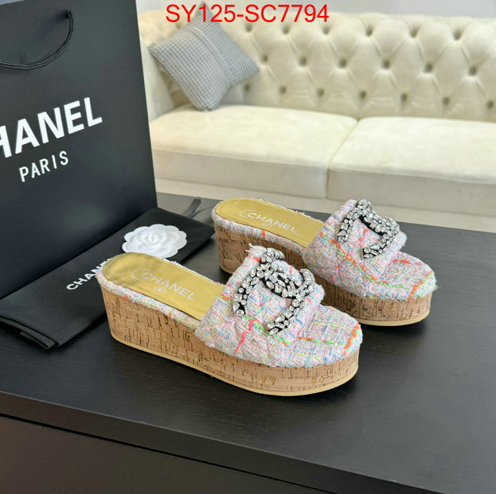 Women Shoes-Chanel brand designer replica ID: SC7794 $: 125USD