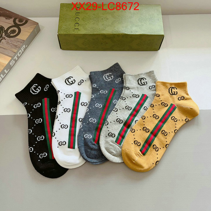 Sock-Gucci customize best quality replica ID: LC8672 $: 29USD