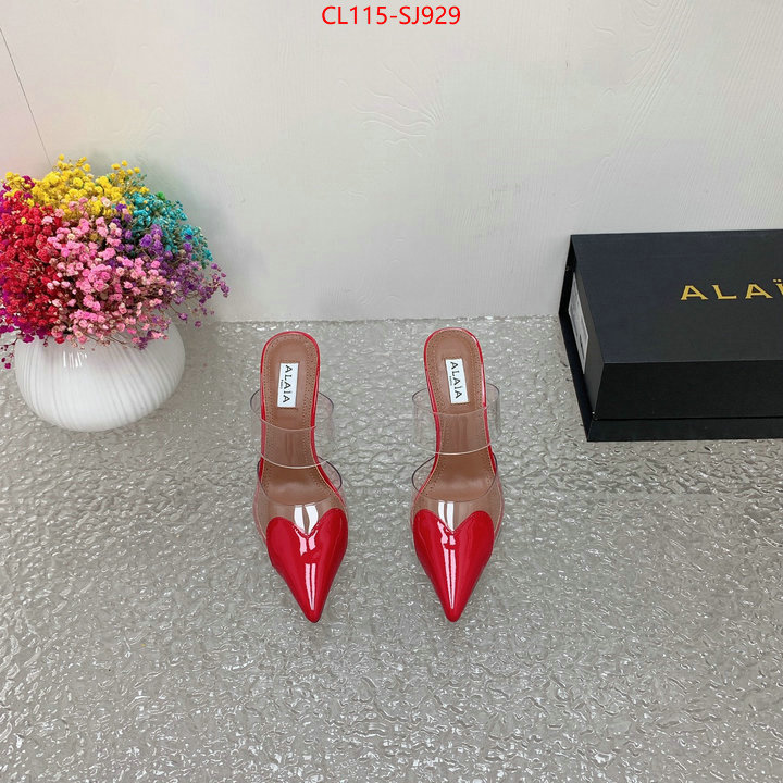 Women Shoes-ALAIA can you buy replica ID: SJ929 $: 115USD