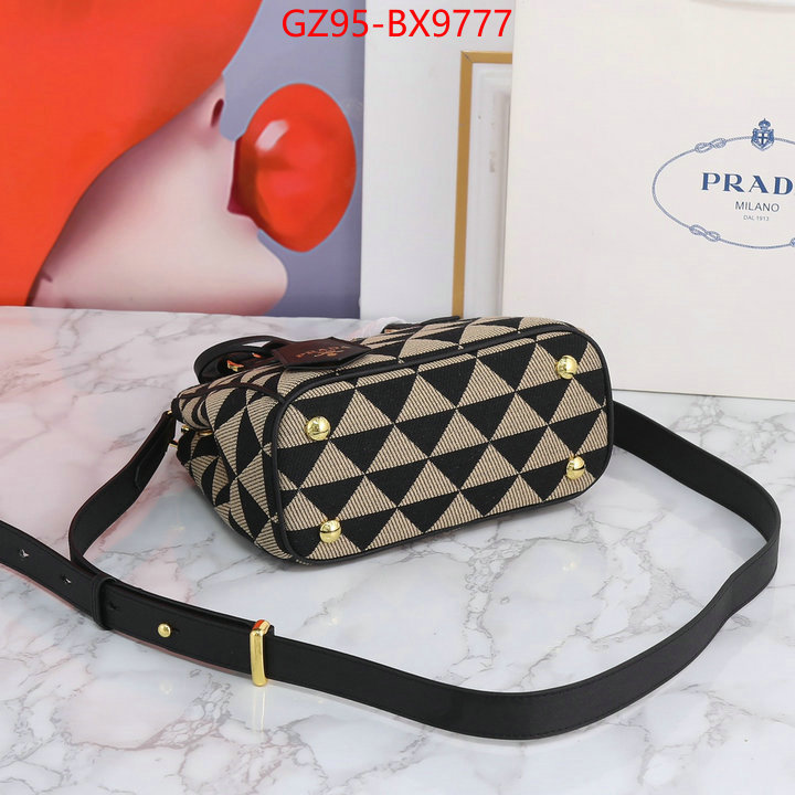 Prada Bags(4A)-Handbag- first copy ID: BX9777 $: 95USD,