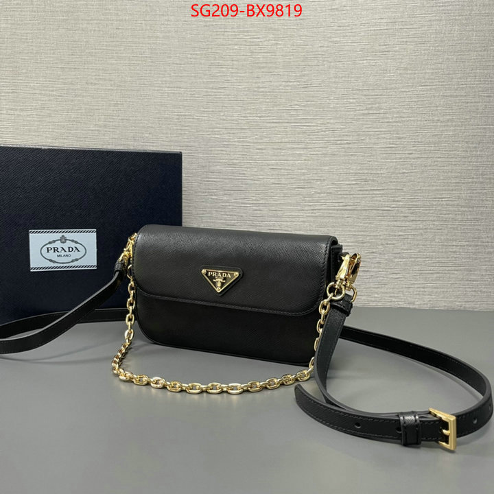 Prada Bags(TOP)-Crossbody- best wholesale replica ID: BX9819 $: 209USD,