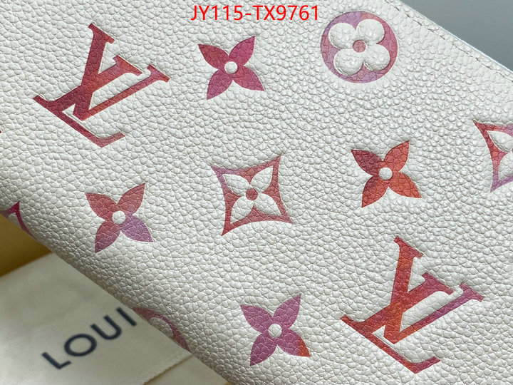 LV Bags(TOP)-Wallet outlet 1:1 replica ID: TX9761 $: 115USD,