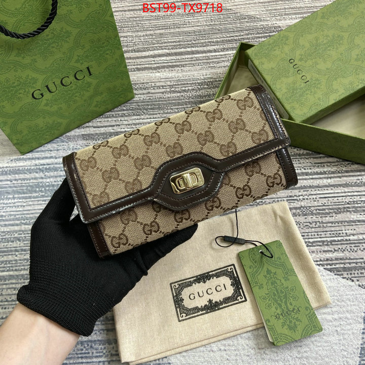 Gucci Bags(TOP)-Wallet- replica aaaaa+ designer ID: TX9718 $: 99USD,