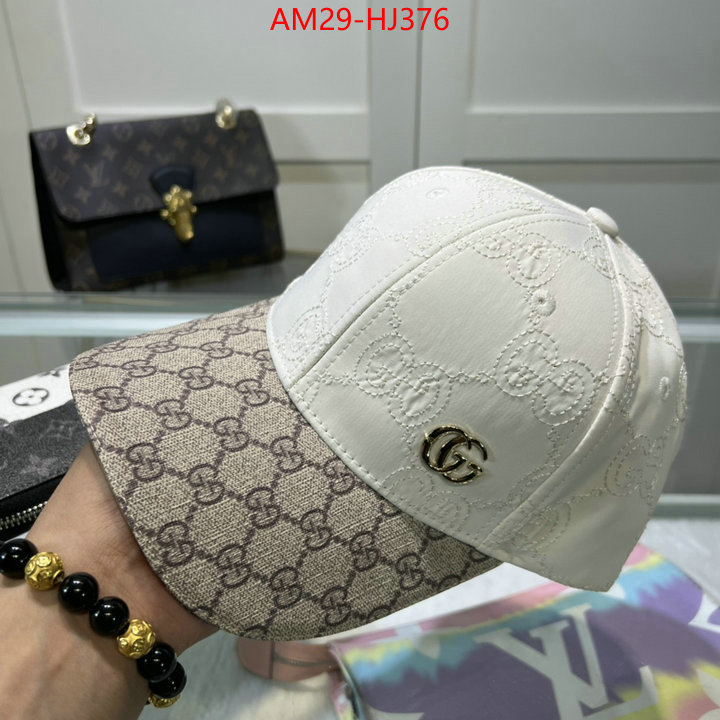 Cap(Hat)-Gucci quality replica ID: HJ376 $: 29USD