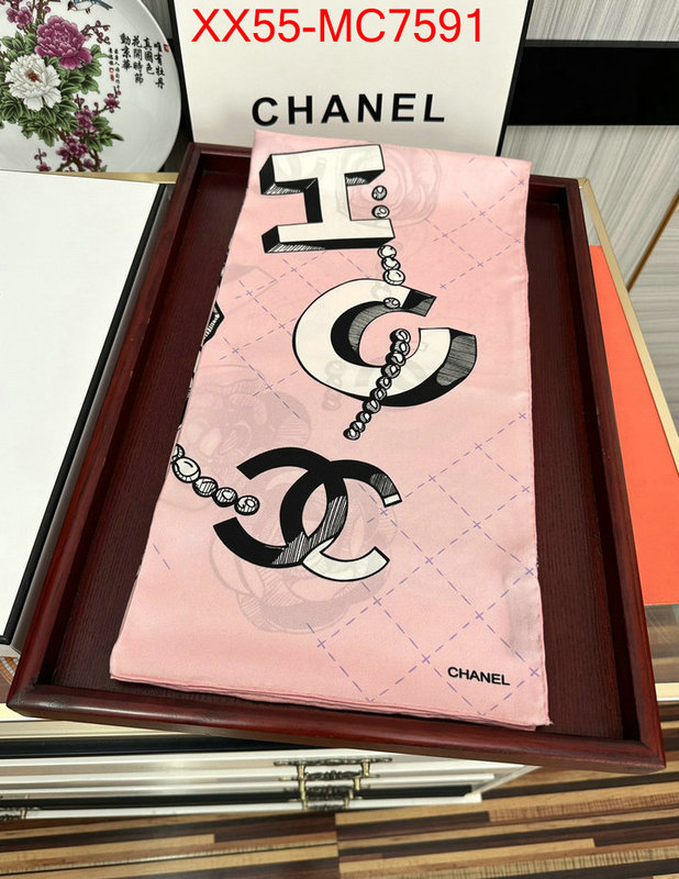 Scarf-Chanel best quality designer ID: MC7591 $: 55USD