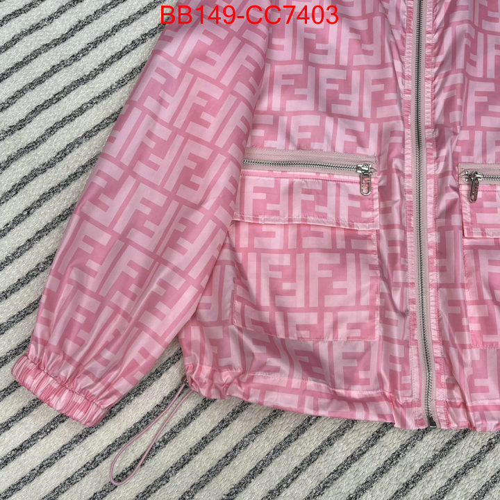 Clothing-Fendi what's the best place to buy replica ID: CC7403 $: 149USD