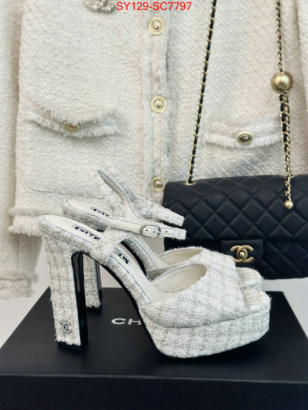 Women Shoes-Chanel buy top high quality replica ID: SC7797 $: 129USD