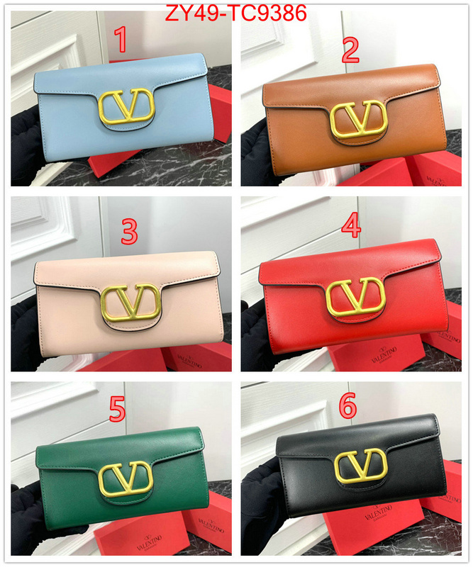 Valentino Bags(4A)-Wallet unsurpassed quality ID: TC9386 $: 49USD,