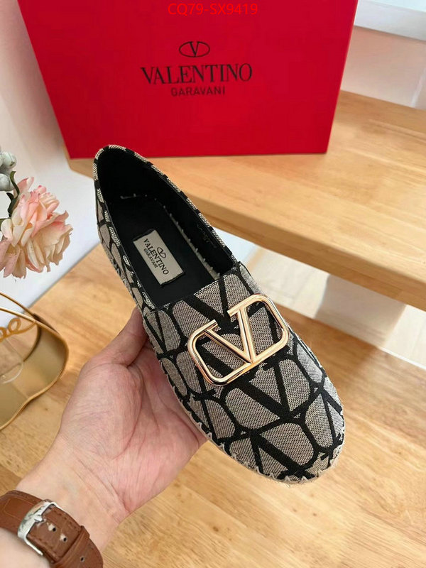 Women Shoes-Valentino aaaaa replica designer ID: SX9419 $: 79USD