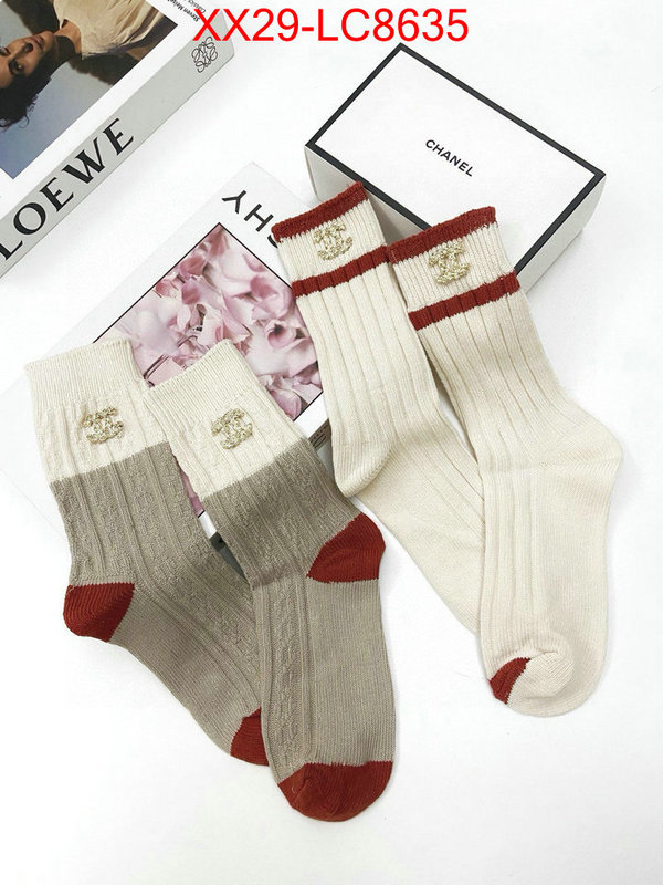 Sock-Chanel found replica ID: LC8635 $: 29USD