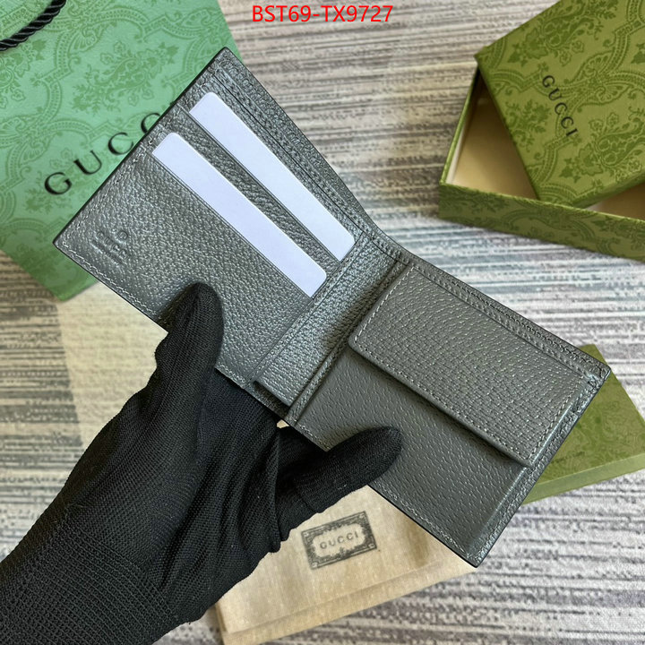 Gucci Bags(TOP)-Wallet- fake aaaaa ID: TX9727 $: 69USD,