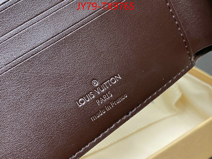 LV Bags(TOP)-Wallet the best quality replica ID: TX9765 $: 79USD,