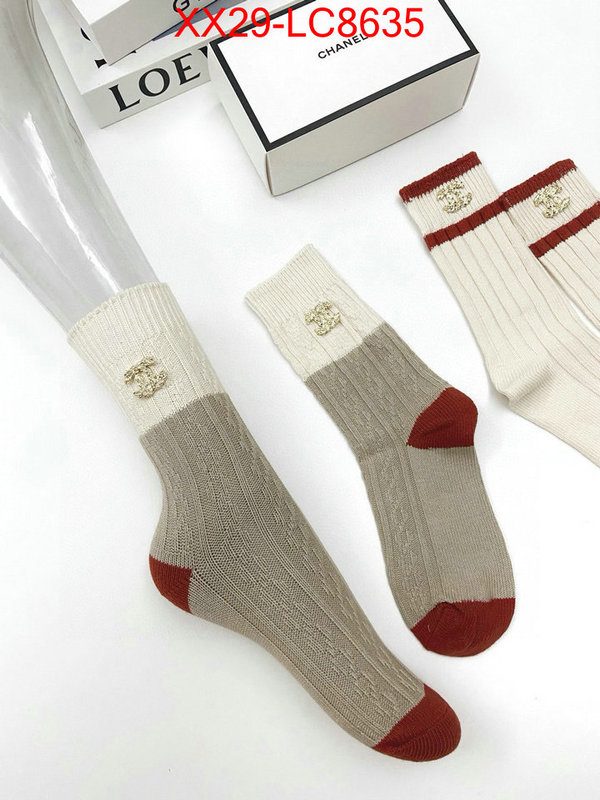 Sock-Chanel found replica ID: LC8635 $: 29USD